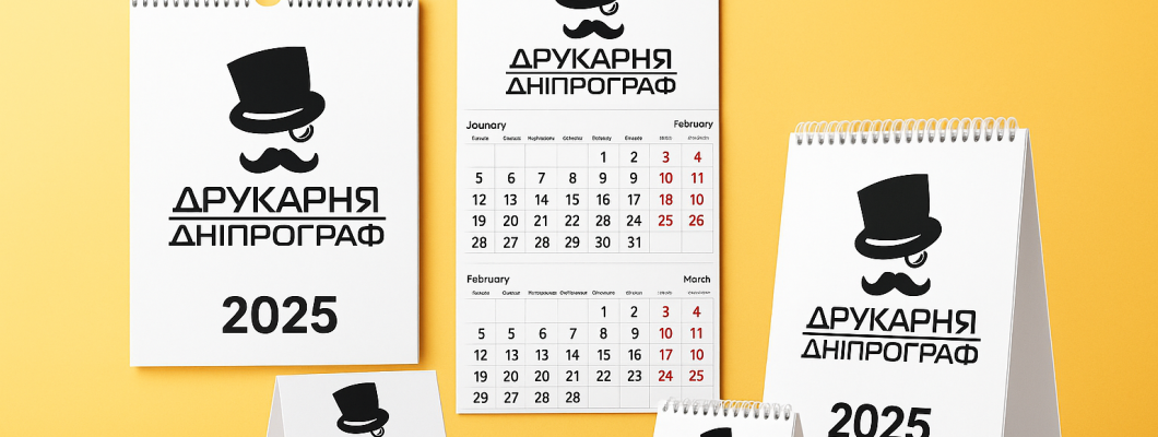 Брендовані календарі - стильна реклама на рік