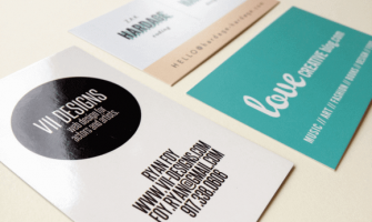 Як вибрати папір для друку візиток